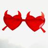 New Halloween Heart Sunglasses Women Vintage Brand Designer Sun Glasses Shades Female  Funny Versatile Sunglasses Party