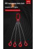 Complete Lifting Chain Sling with Hooks for Mining and Rigging