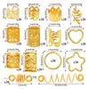 260pcs Hair Dreadlocks Rings Hair Braid Clips Alloy Braided Hair Accessory Set for Weddings Birthday Party Dance