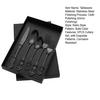 5PCS Tableware Set Stainless Steel Flatware Durable Corrosion Resistant Utensils Elegant Design Cutlery for Dinner Party