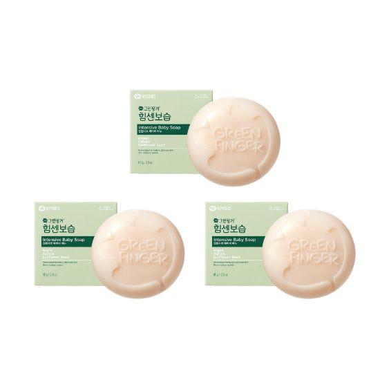 Greenfinger Power Moisturizing Intensive Baby Soap - Blueberry Vanilla Scent (80g x 3EA)