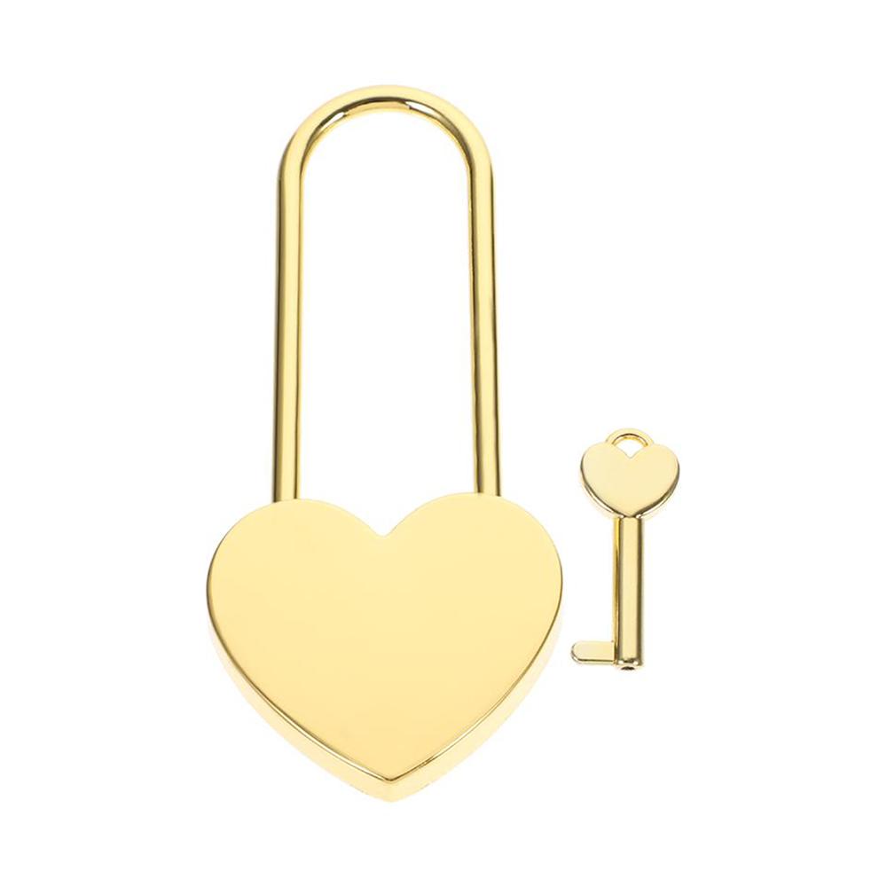 Lock With Key Mini Lock Love Lock Metal Metal Heart Padlock For Valentine's Day Gift Souvenir Anniversary Present