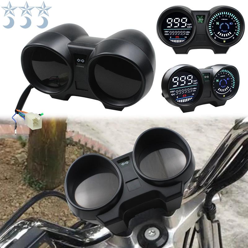 Motorcycle Meter Led Rpm Voltage Odometer Titan150 Meter Cg125 Accessories Dashboard