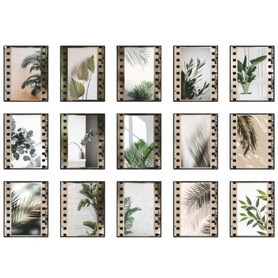 

30 листов наклейки для скрапбукинга самоклеящиеся водостойкие ПЭТ винтажные наклейки на стену в стиле пленки для дома 3