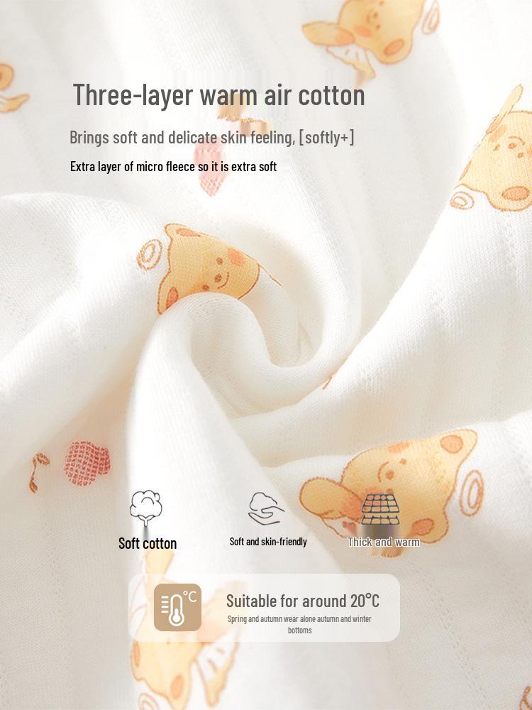 Pure Cotton Quilted Baby Jumpsuit Romper for All Seasons
