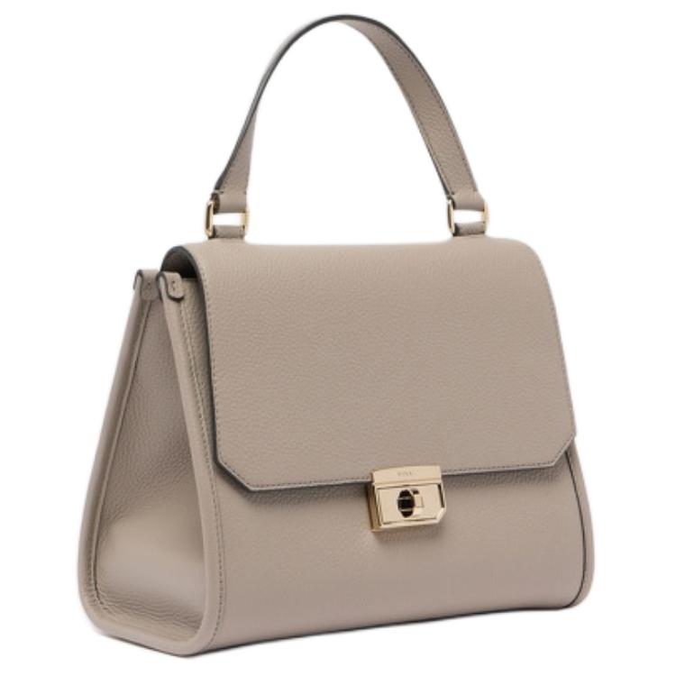 Bally Detachable Shoulder Strap Gold Hardware Leather Tote Bag Women Handbags Gray 6240564