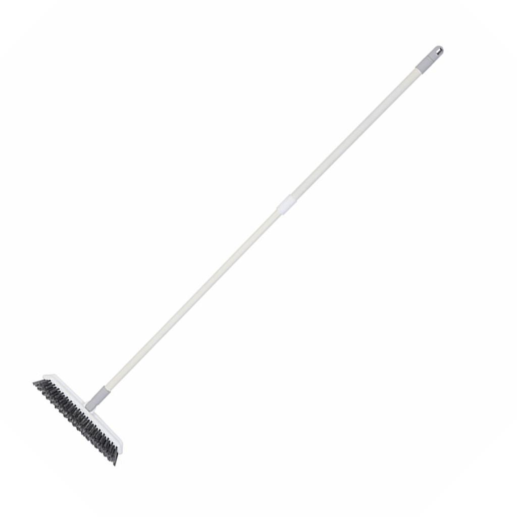 Scrub Cleaning Brush Deep Cleaning Extendable Floor Brush Scrubber for Bathtub Shower Bathroom Gray