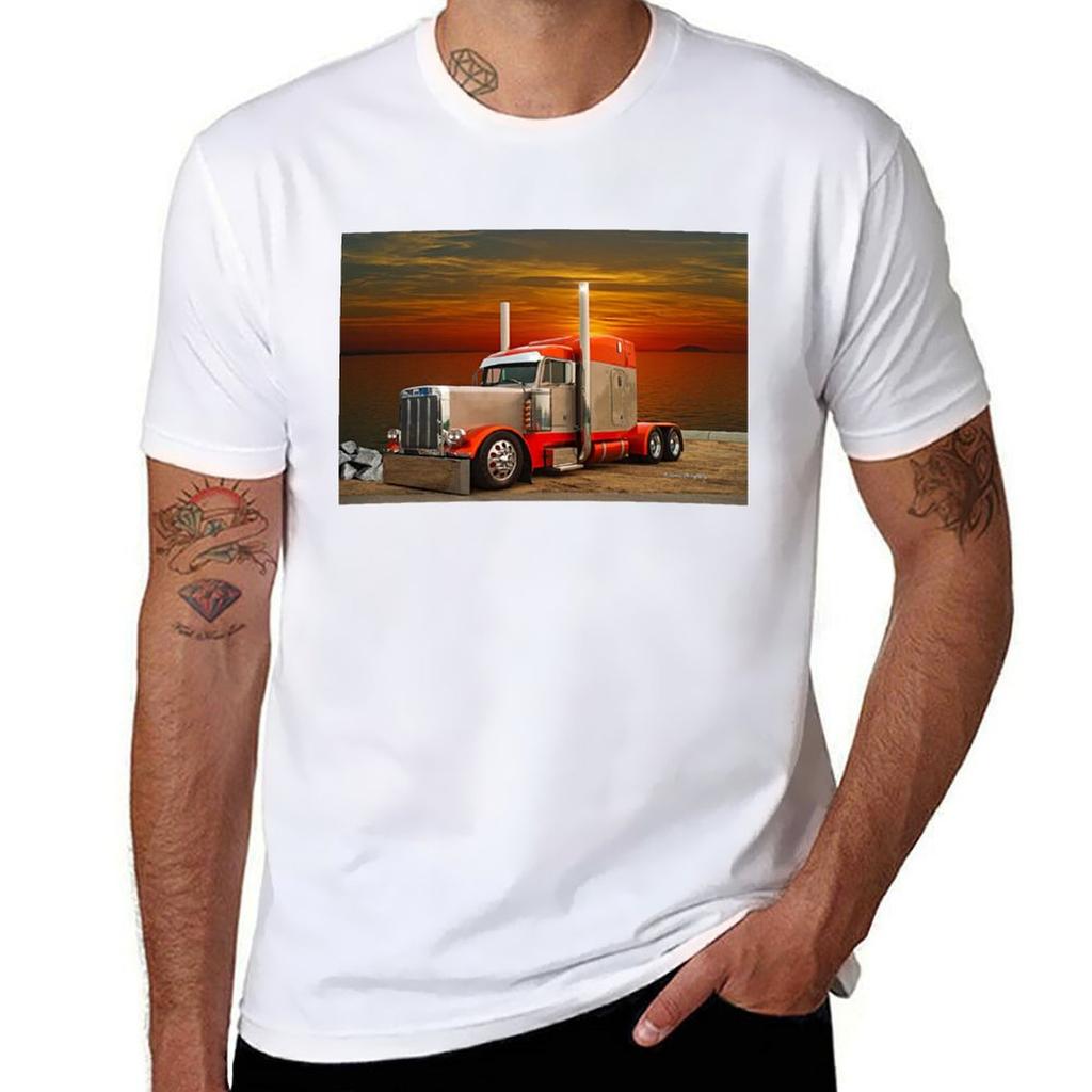 Cool Peterbilt Tshirt Thanksgiving Day Tee Top