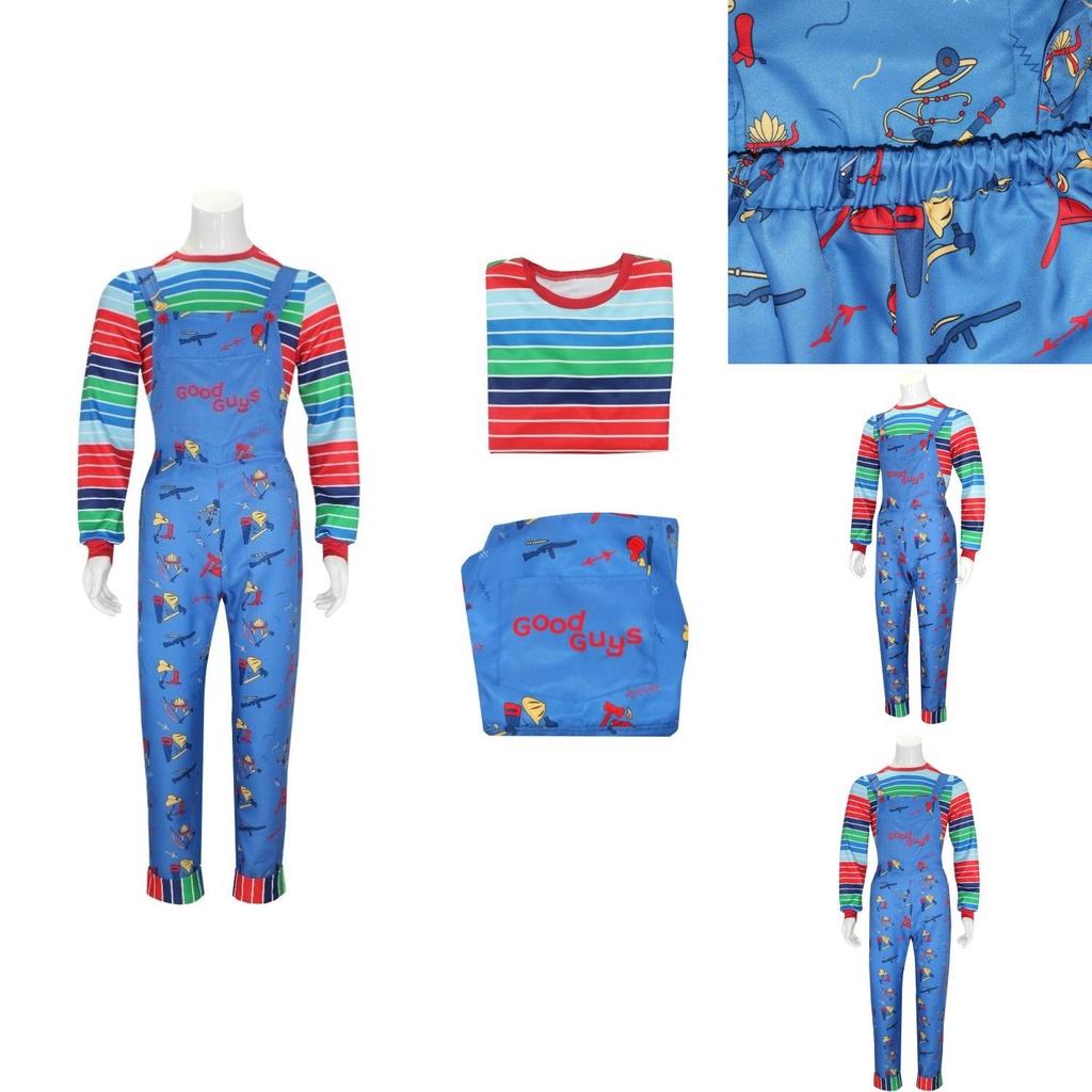 Cosplay Costume For Chucky Fans Polyester Material Street Style Trendy Design