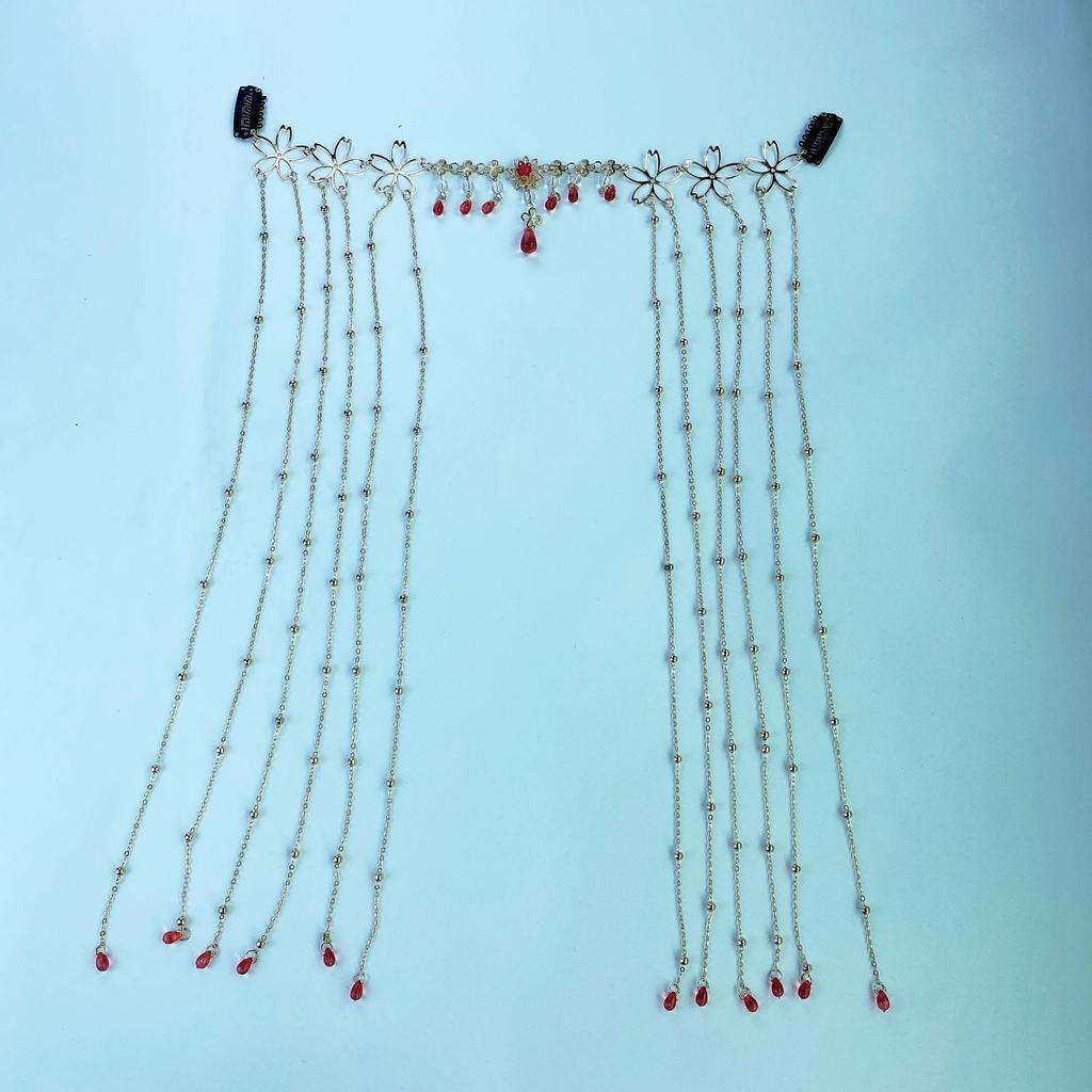 Flower Tassels, Eyebrows, Retro Fairy Drops, Hairpins, Curtains, Foreheads, Hanfu Antique Hair Accessories.