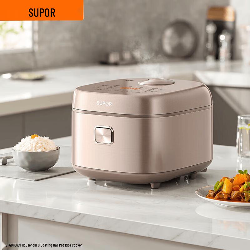 Supor 4L 0-Coating Stainless Steel Micro-Pressure Rice Cooker CN plug (adapter included)