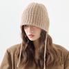 Maillard Style~ Autumn and Winter Versatile Fisherman's Hat Children's Warm Ear Protection Wool Knitted Hat Cold Hat Tide