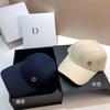 High Quality Cotton Hard Top H Baseball Cap Supply Physical Boutique Youth Couple Cap Outdoor Sports Cap