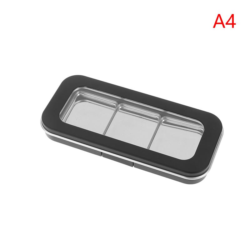 Leere magnetische Kosmetikpalette 1/2/3/4/6/7/12 Fächer Eisenplatte Lidschatten Rouge Lippenstift DIY Make-up Box