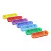 Weekly Pill Organizer Box Case Travel Medication Reminder Daily AM PM, Day Night 7 Compartments In Leather Carrying Case