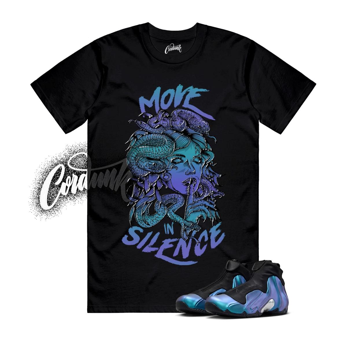 

Flightposite Dusty Cactus Persian Violet Metallic Silver T Shirt Match MIS S