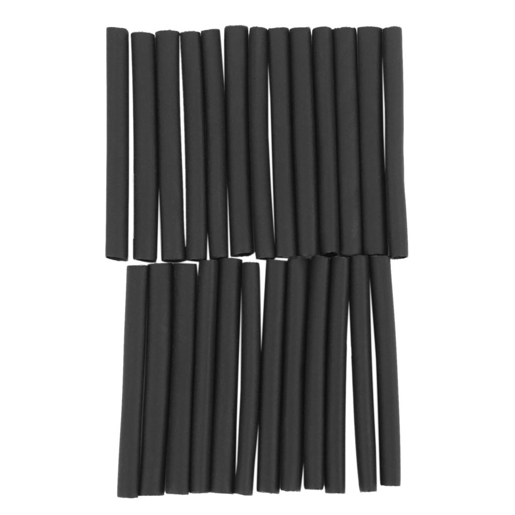 ABWR-254Pcs Black Heat Shrink Sleeving Tubing Tube Assortment Kit