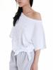 Holpeipeo Departure Cubic Asymmetrical Top (White)
