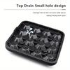 Diamond Ice Cube Tray. 16-cavity hockey mold for whiskey, cocktails & easy release.