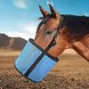 Horse Feed Bag Heavy Duty Mesh Horse Feeder with Adjustable Strap Horse Muzzle Feed Bucket for Feeding Grain Powder Supplements