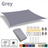 Waterproof Sun Shade Sail Large Rectangle Sunshade Canopy UV Block Shade Cover for Patio Garden Pergola Porch Tent Awning Shelte