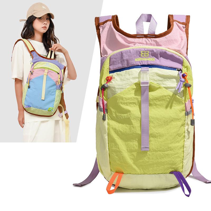 New travel bag large capacity lightweight school bag women's leisure outdoor hiking backpack commuter versatile backpack