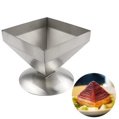 Pyramiden-Lebensmittelform aus Edelstahl, Form zum Formen von gebratenem Reis, Servierplatte - Heimrestaurant-Küchenwerkzeuge