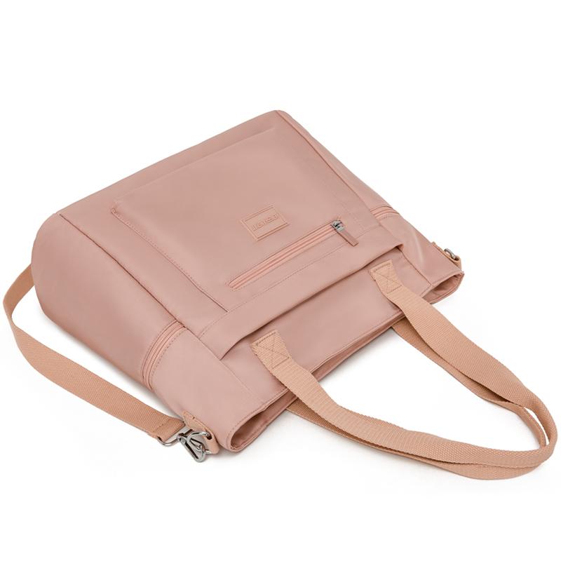 Pendler-Computertasche Damen Große Kapazität Nylon Schultertasche Mehrfach-Taschen Tragbare Umhängetasche
