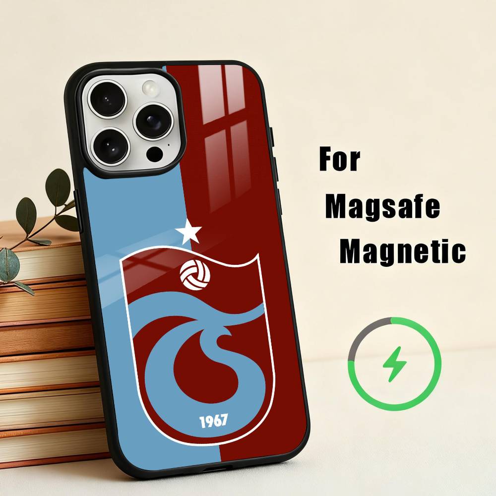 T-Turkey T-T-TrabzonsporS Phone Case For iPhone17,16,15,14,13,12,11 Plus,For Magnetic Wireless Charge Cover