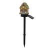 Mushroom Solar Lights, Mushroom House Statue, Fairy Cottage Garden Stake Lights, Waterproof Outdoor Landscape Lights for Yard Patio Lawn Pathway