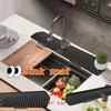 Rectangular Silicone Faucet Splash Pad Kitchen Bathroom Sink Mat Drain Pad Kitchen Decoration Silicone Mat Gadgets For Kitchen