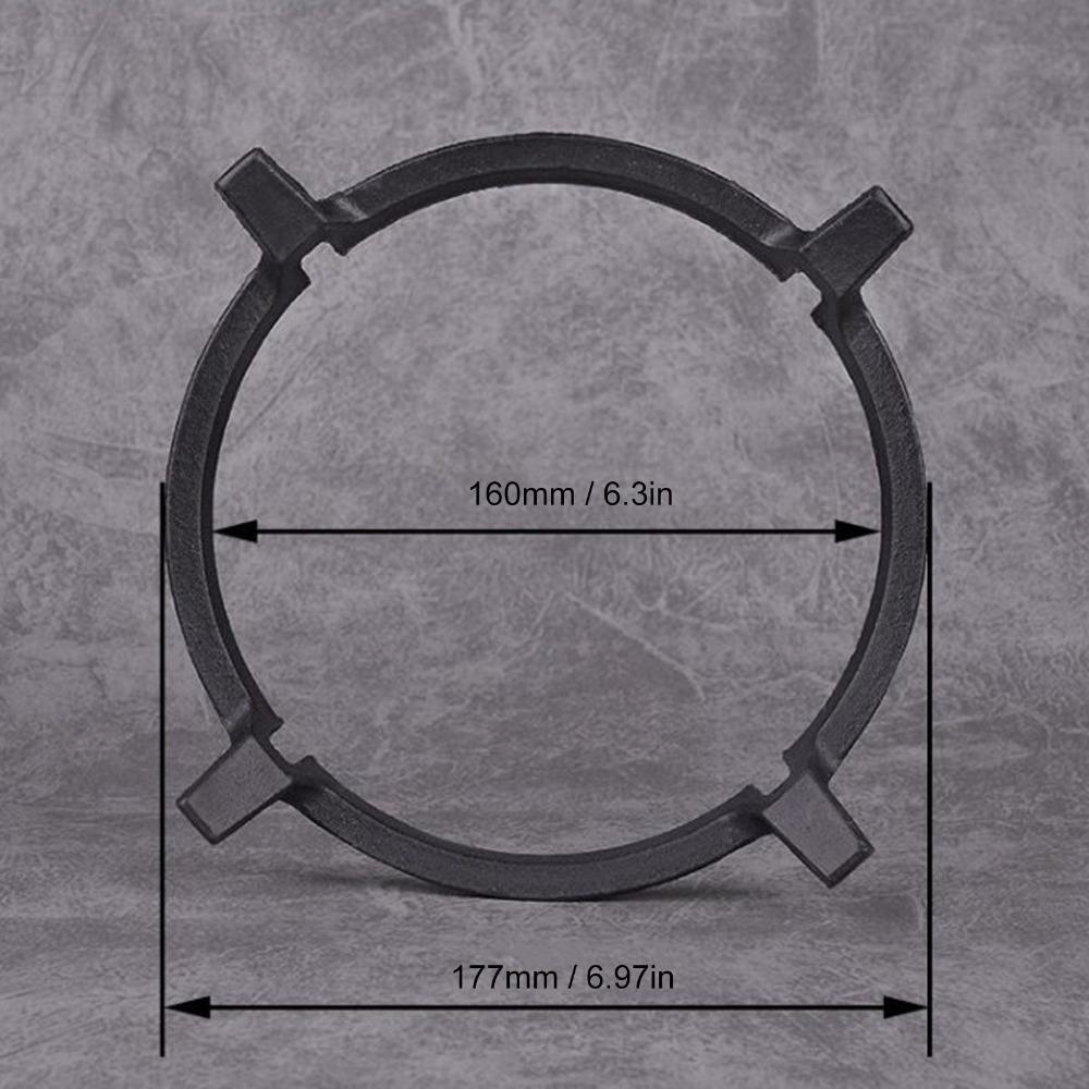 Griglia in Ghisa per Fornelli Antiscivolo Supporto per Fornello a Gas Utensile da Cucina Anello di Supporto per Wok Piano Cottura