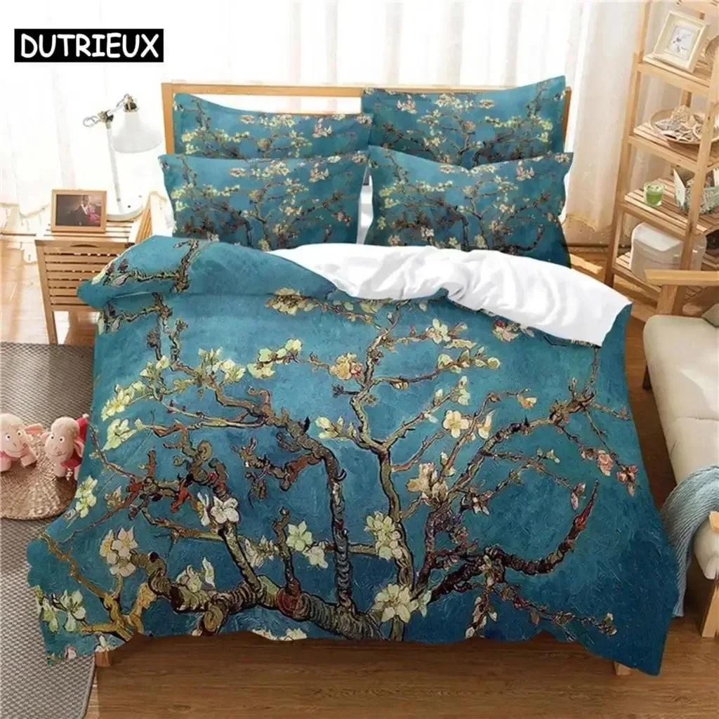 Nowy Piękny Kwiatowy Wzór 3D Wygodna Poszewka na Kołdrę Poszewka na Poduszkę Zestaw Pościeli Dekoracja Pokoju Dziecięcego Tekstylia Domowe