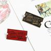 Cartoon Travel Airline Tickets Brooches Love Tag Notes Enamel Pins Movie Tickets Badge Shirt Backpack Hat Lapel Pin Jewelry Gift