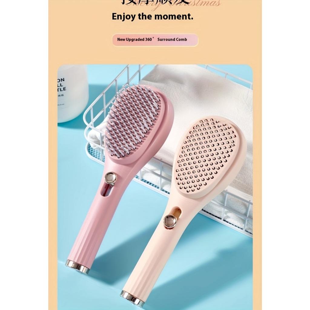 Retractable Self-Cleaning Hair Brush - Antistatic Massage Brush for Added Volume and Scalp Care, Perfect Gift for The Fashionable Woman