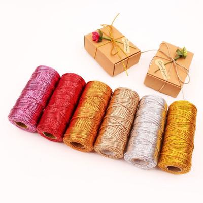 100m Macrame Cord Rope String Twine Ribbon Bows Crafts DIY Gift Wrap Sewing Twisted Thread Home Textile Sewing Accessories