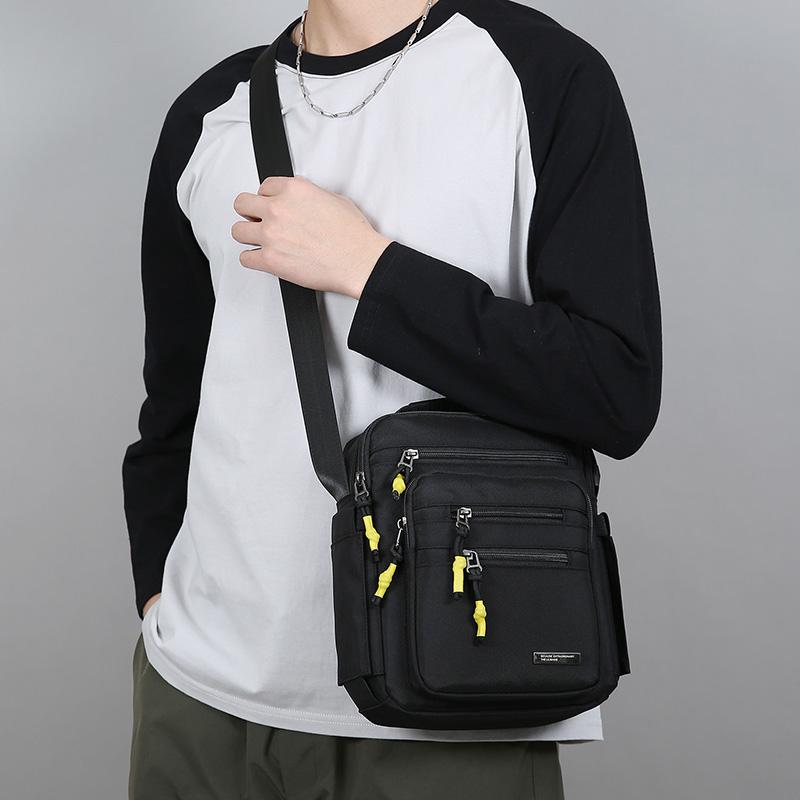 Oxford Men Crossbody Bag Single Shoulder Bags Big Capacity Storage Fashion Multi-Pockets Business Trip Cross-body Bags Day pack