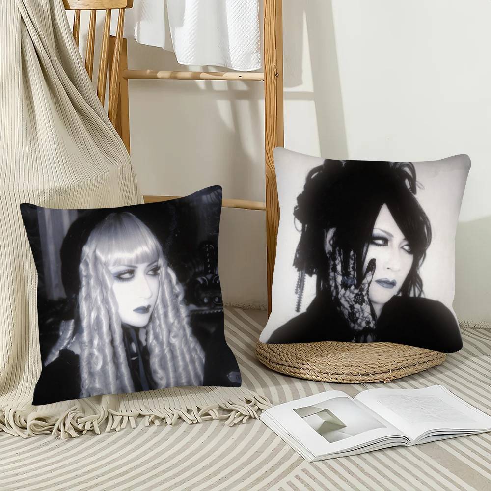 1Pc N-Mana M-Malice Gothic Mizer Pillow Case Fashion Square Pillowcase Bedroom Sofa Room Ins Decoration Leisure