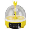 Mini-Brutkasten für Zuhause, automatische Temperatur- und Feuchtigkeitskontrolle, 4 Eier, Durchleuchter, Geflügel-Brutmaschine für Hühner, Enten, Tauben, automatisches Wenden