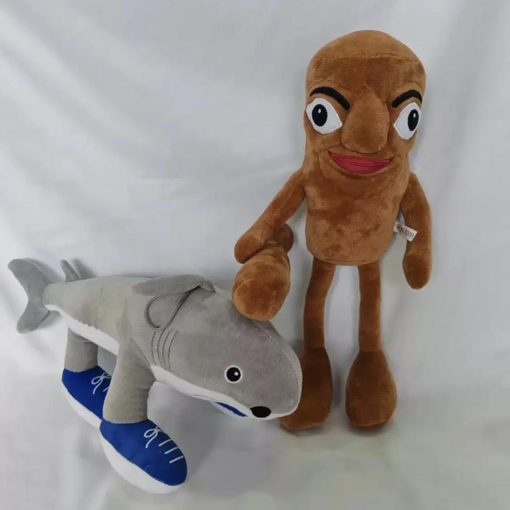 Fun Plush Doll Tung Tung Tung Sahur And Tralalero Tralala Shark Anime Character Styling Stuffed Soft Pillow Custom Toys Gifts
