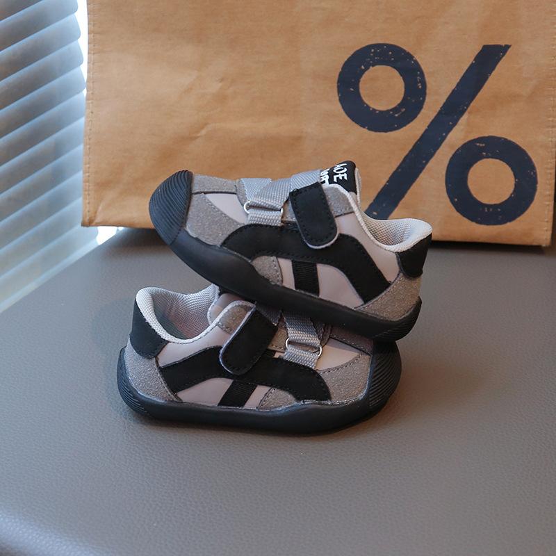 Spring and autumn new baby toddler shoes, men's and women's children's functional shoes, non-slip soft-soled baby shoes, sports and leisure shoes