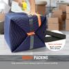 Moving Blankets, 80" x 72", 35 lbs/dz Weight, 12 Packs, Professional Non-Woven & Recycled Cotton Packing Blanket, Heavy Duty Mover Pads for Protecting