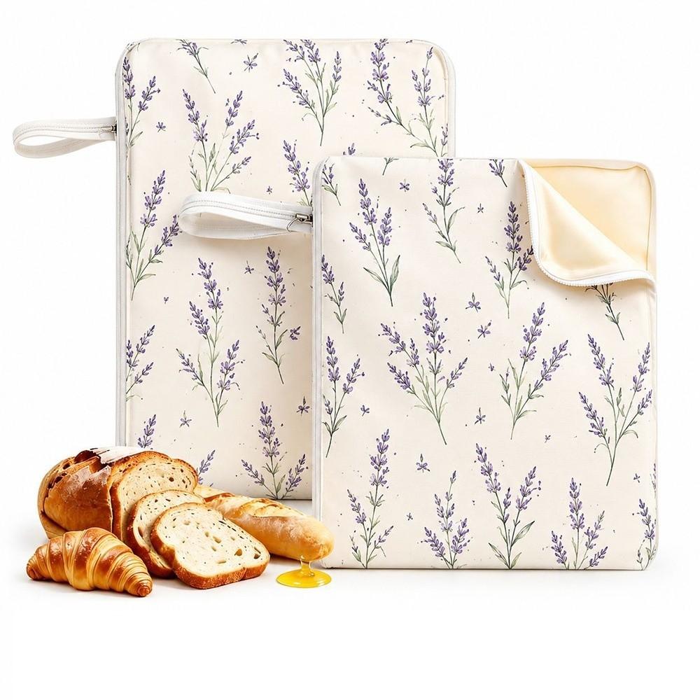 1pc Beeswax Coated Beeswax Bread Bags Organic Linen Food Storage Bags Sourdough Bread Bags Homemade