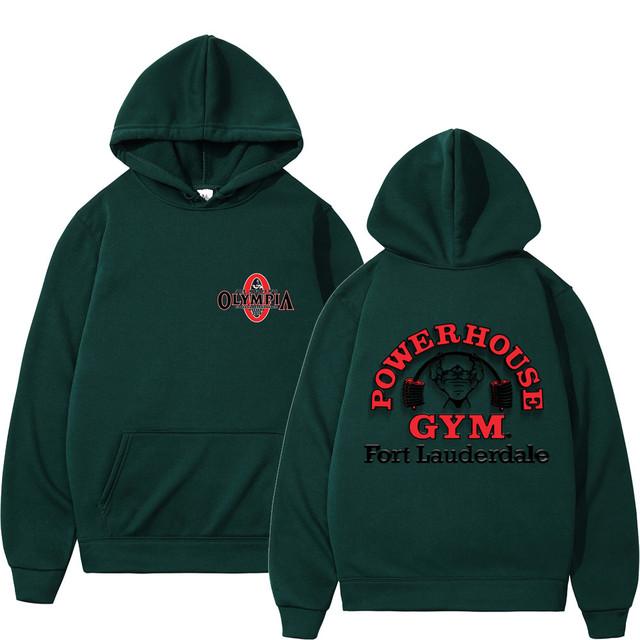 Winter OLYMPIA Gym Women Men Hoodie Oversized Y2K Unisex Jogger Punk Sportswear Clothes Fashion Streetwear