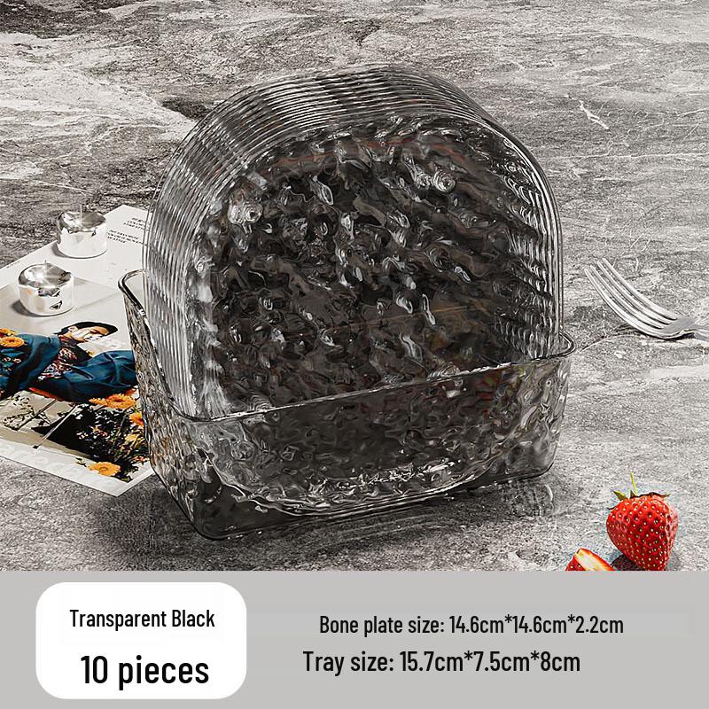 Desktop Bone Dish and Snack Plate Set