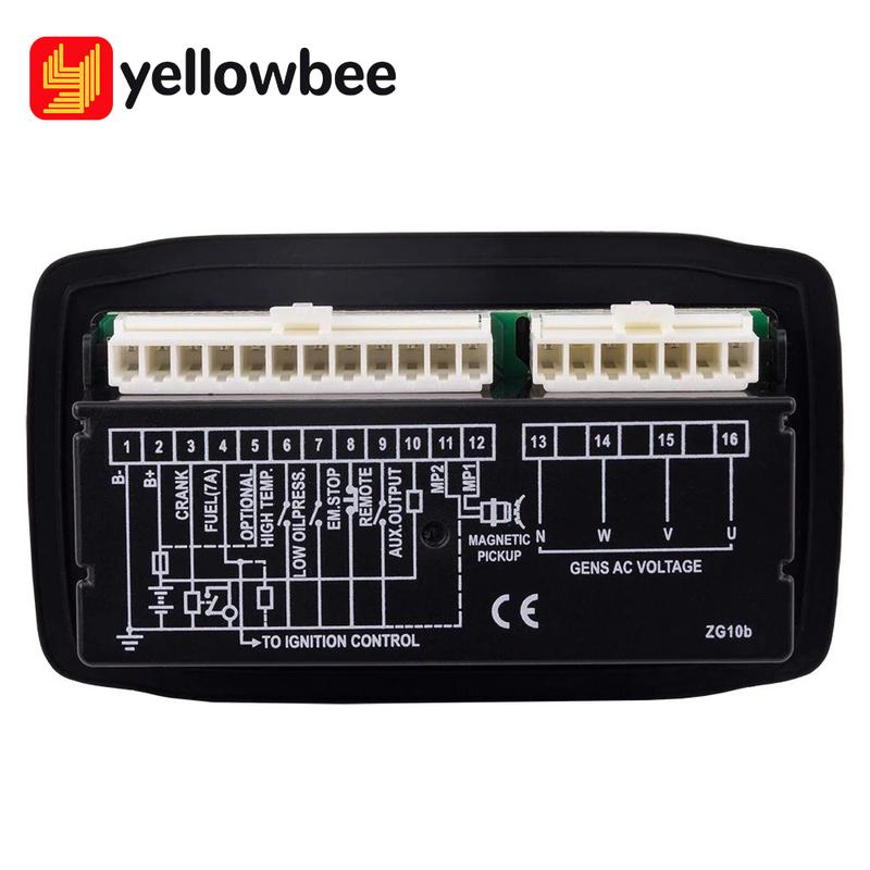 mgc100 Small Genset Controller Auto 7Start Protection Module Universal Led Display Controller Board Diesel Generator Part