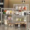 Transparante Acryl Make-up Organizer Stofdichte Opbergdoos Parfum Huidverzorging Vitrine Blind Box Figuur Organizer Plank