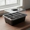 12 Compartment Seed Starting Tray Transparent Lid Mini Greenhouse