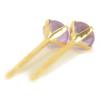 K18 Natural Amethyst Earrings [1 Pair (Body) Sold Separately] Amethyst Earrings Yellow Gold Earrings K18 K18 K18YG K18yg 18k Yokomountain