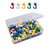 100Pcs Creative Colorful Push Pins Reusable Cork Board Pushpin Durable Thumb Tacks  Photo Wall Decor
